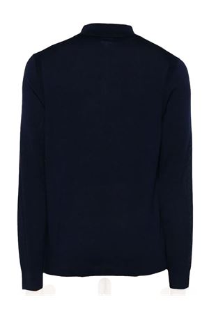 Polo lana merino blu navy PAUL SMITH | M1R570XM0209349